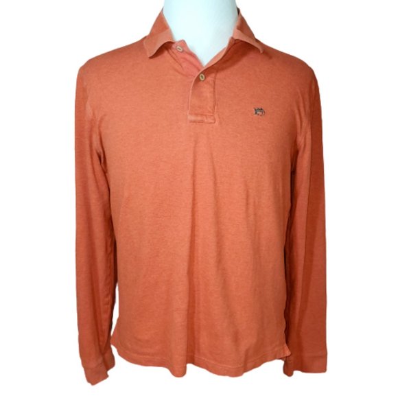 Striped Skipjack Polo in Endzone Orange and White by Southern Tide main image 1